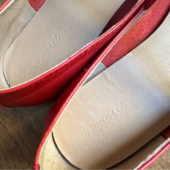 Madewell Red Flats - Picture 8 of 10